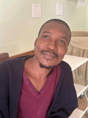 Sandile resting in the hospice