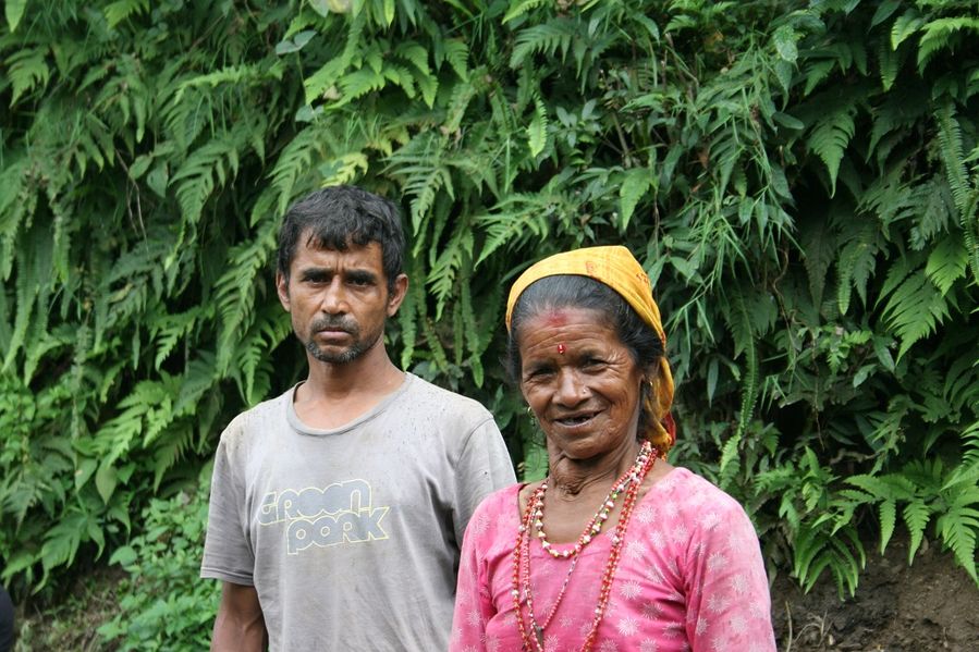 Latima and her nephew Singha.