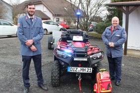 Foto © Malteser: Tim Meurer (Leiter Sanitätsdienste, Gliederung Rhein-Lahn Malteser Hilfsdienst e.V.) und Joerg Ries (Kreisbeauftragter Gliederung Rhein-Lahn Malteser Hilfsdienst e.V.) sind überzeugt: Die Einsatzdienste sind gut vorbereitet auf zukünftige Einsätze.