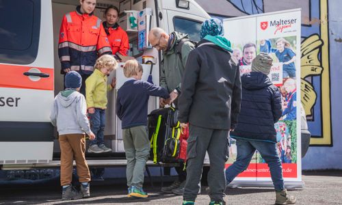 DKT 2026 - Malteser Stand auf der Kirchen-Meile