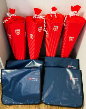 Fotos der Malteser Schultüten.