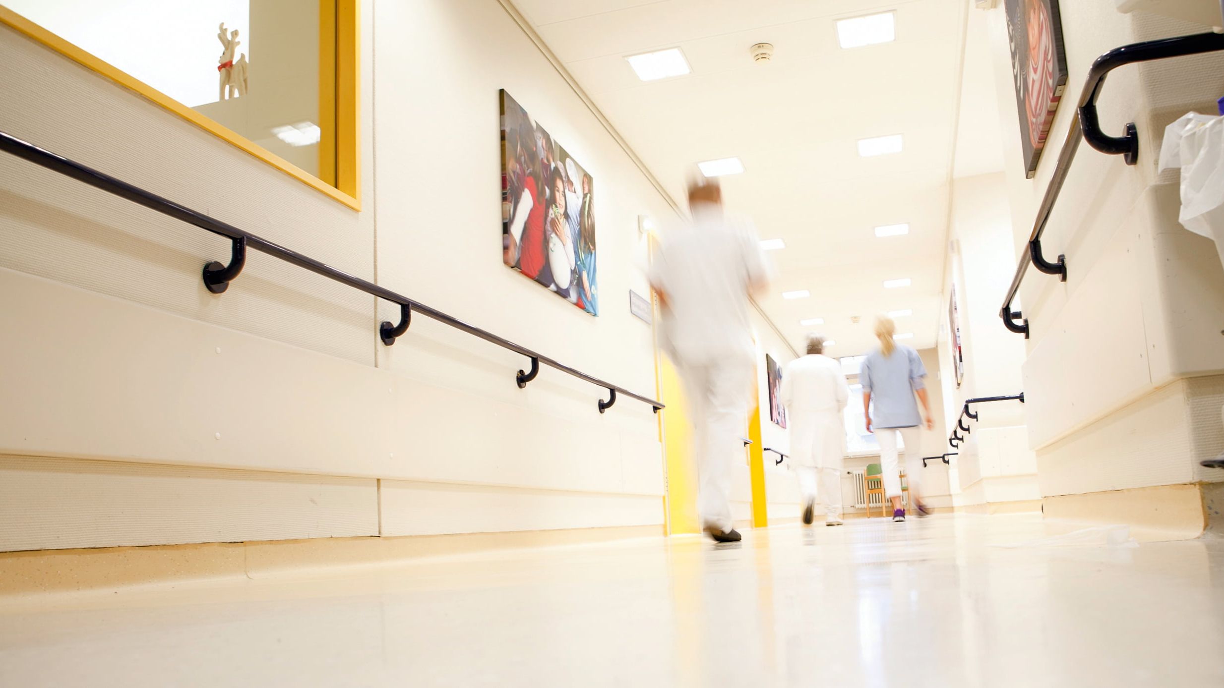 Auf einer Station im Malteser Krankenhaus St. Franziskus-Hospital in Flensburg