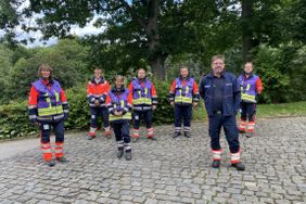 Frank C. Waldschmidt (2.v.r.) berät den Kreis Euskirchen und koordiniert Hilfeersuchen.