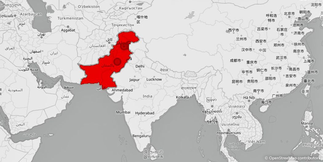 Standorte in Pakistan