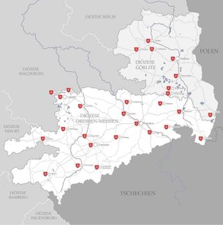 Malteser Standorte Dresden-Karte