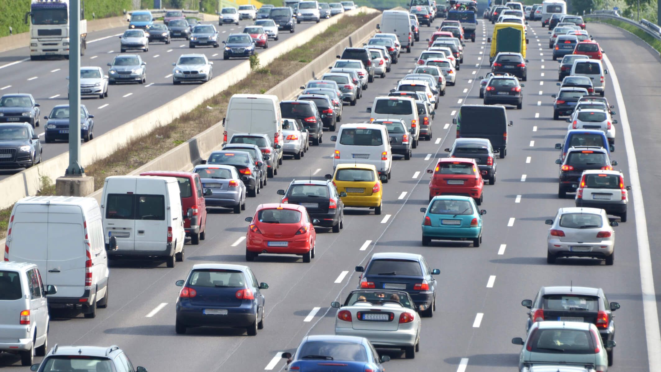 Autos auf der Autobahn