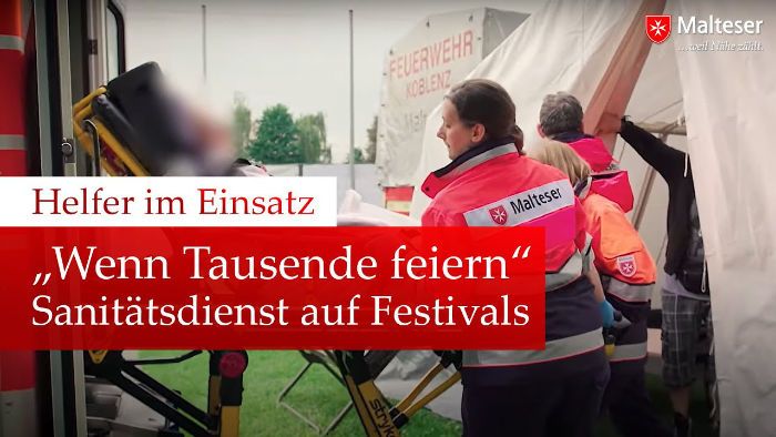 Vorschaubild YouTube-Video Sanitätsdienst Malteser