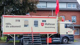 Malteser Wagen der Einsatzleitung.