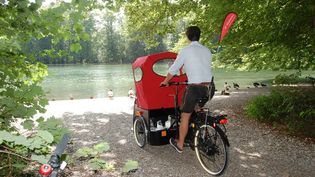 Ein Ausflug mit der Malteser Rikscha zum See.