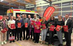 Gruppenbild mit Maltesern aus Schweinfurt