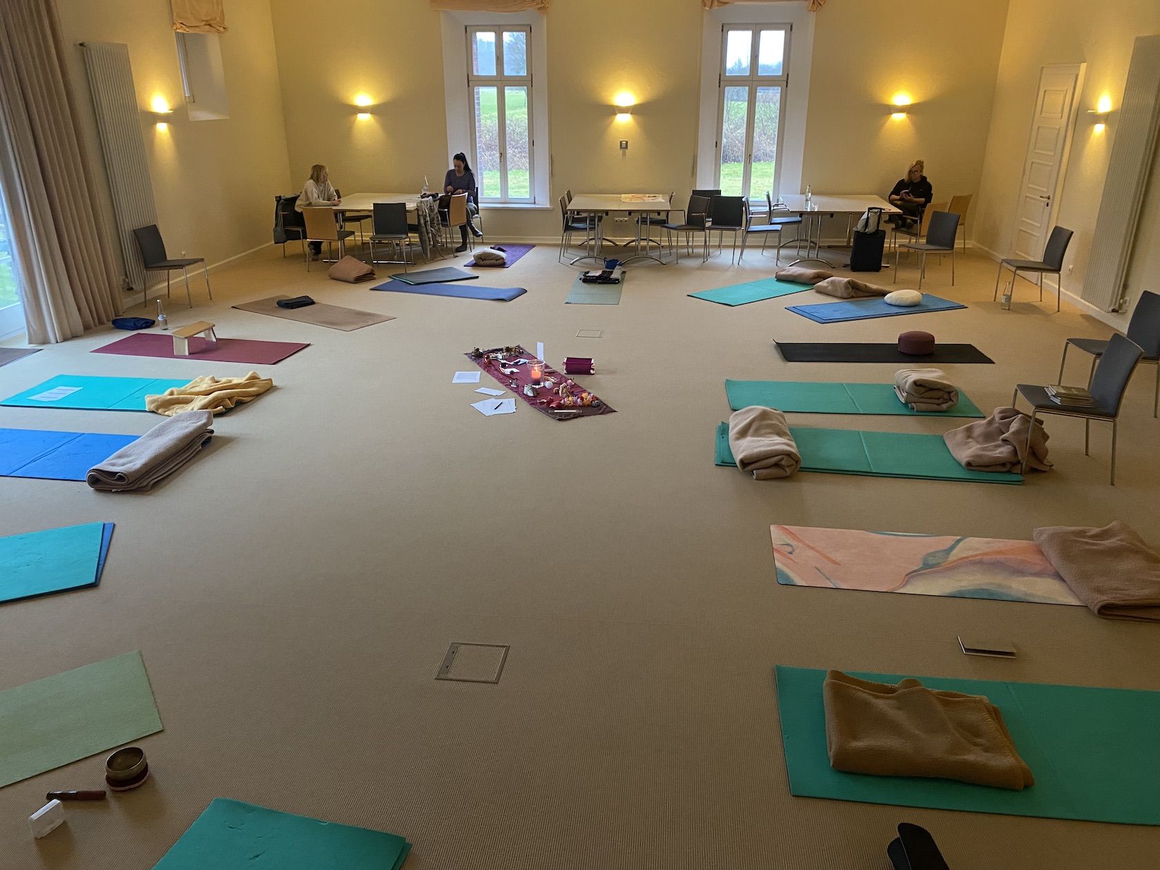 Yoga Raum in der Kommende in Ehreshoven