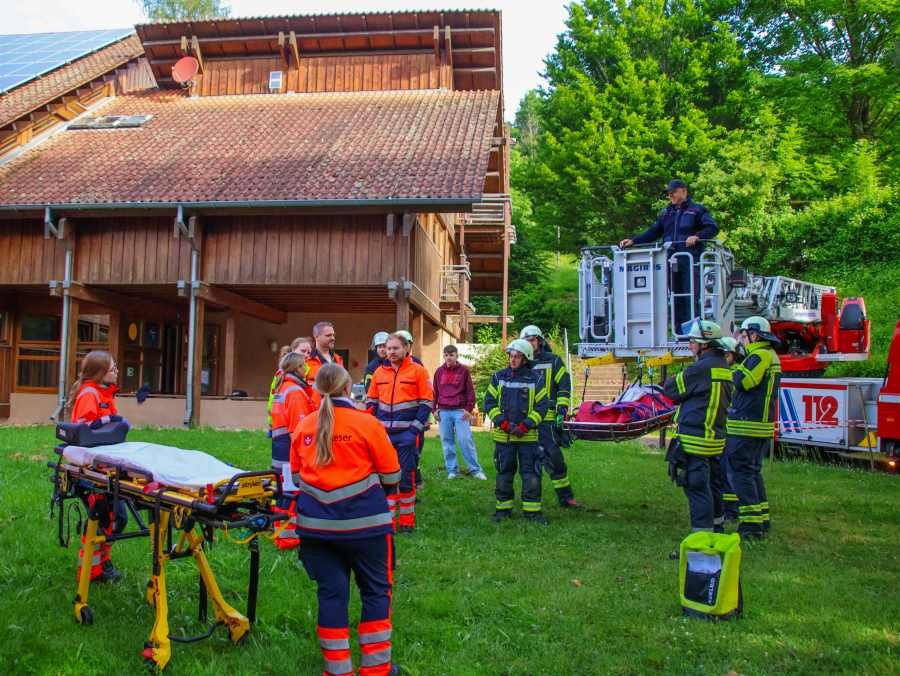 Übung der Malteser am Rettungstag 2025