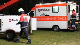Malteser Bruchsal Schnelleinsatzgruppe im Einsatz