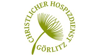 Grünes Logo mit einer stilisierten Pusteblumen-Samenform in der Mitte. In einem Kreis darum steht der Schriftzug „Christlicher Hospizdienst Görlitz“.