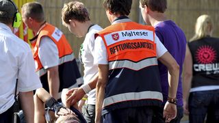 Einsatz von Malteser Rettungssanitätern beim Festival