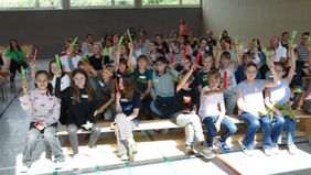 Kinder beim Kennenlernnachmittag 2025 am LFG