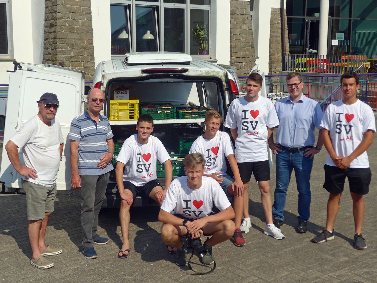 Gruppe des Projekts Don Bosco Straßenkinder