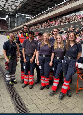 Unterstützung beim Tote Hosen Konzert