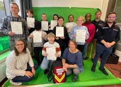 Gruppenbild der Schüler der Marcusallee