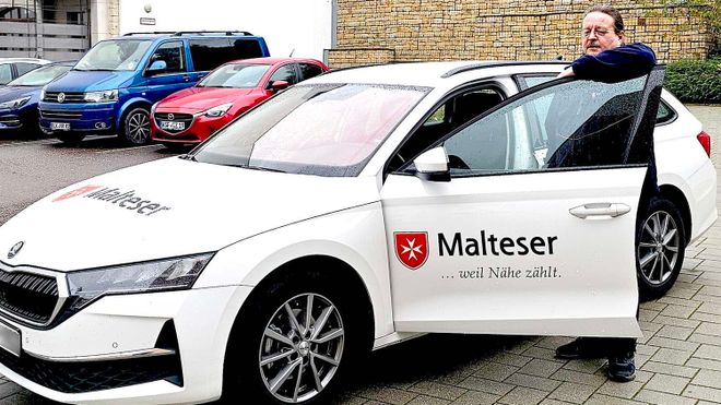 Fahrer im Malteser Fahrdienst Weißenfels