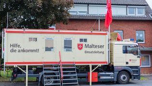 Malteser Wagen der Einsatzleitung.