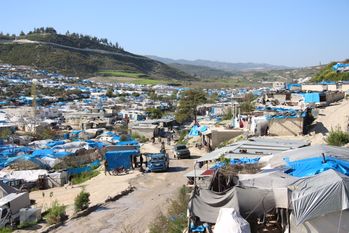 Refugee camp in Syria