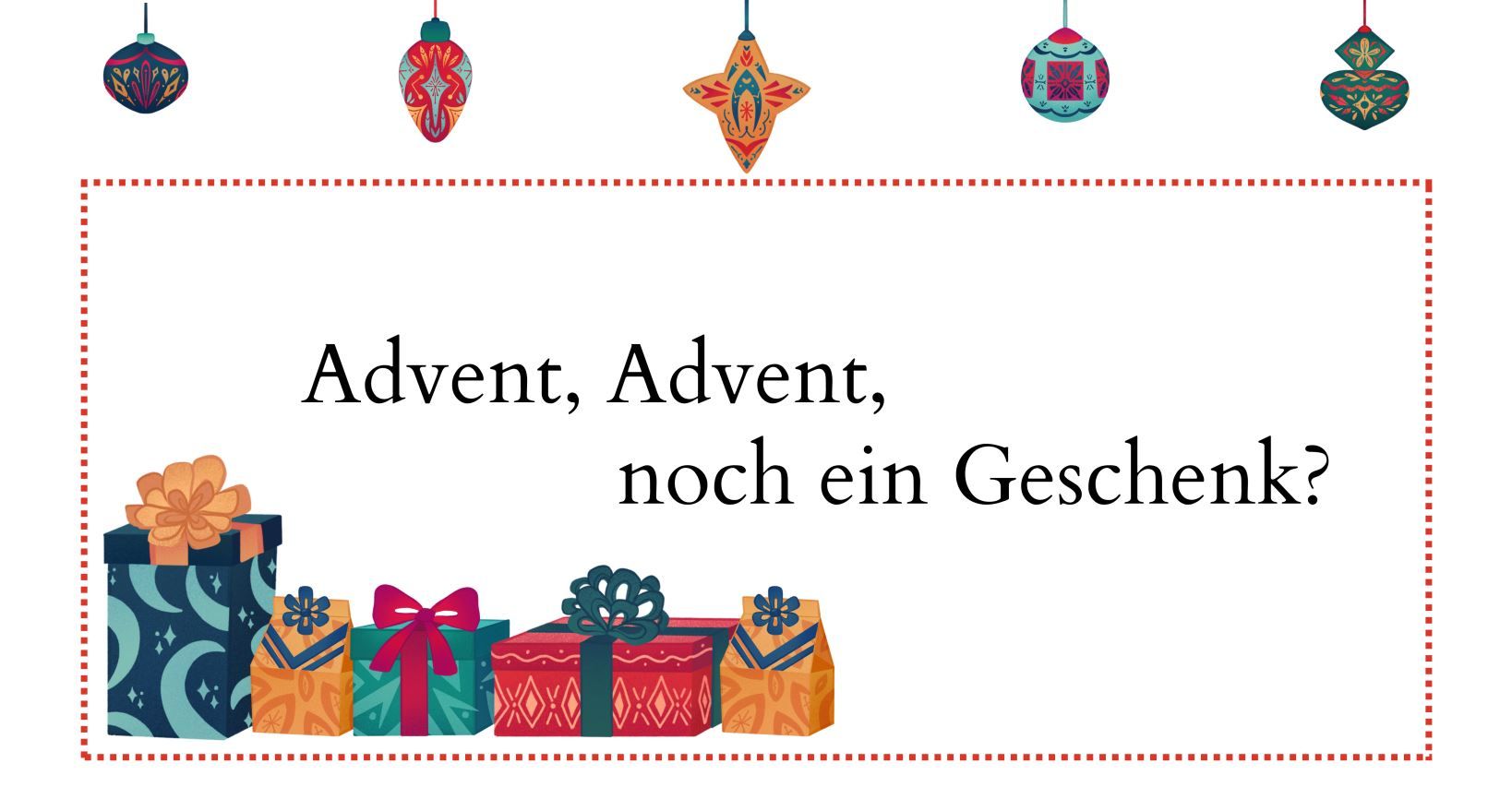 Deckblatt zum deFenSIO Video Advent, Advent noch ein Geschenk....
