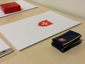 Urkunde der Malteser für die Berufung.