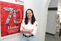 Foto: Silvia Bergmann/Malteser - Charlotte Scheffler engagiert sich ehrenamtlich für den Malteser Hilfsdienst e.V. und ist zudem als Referentin Ehrenamt in der Limburger Diözesangeschäftsstelle Ansprechpartnerin für ehrenamtlich Interessierte.