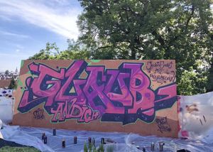 Graffiti-Wand