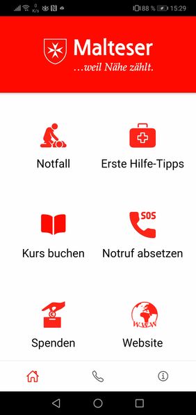 Beispielansicht: App-Oberfläche