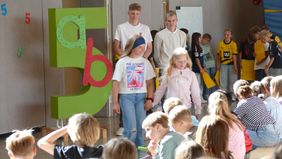 Kinder beim Kennenlernnachmittag 2025 am LFG
