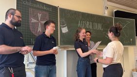 Zeugnisübergabe für Malteser Schulsanitäter