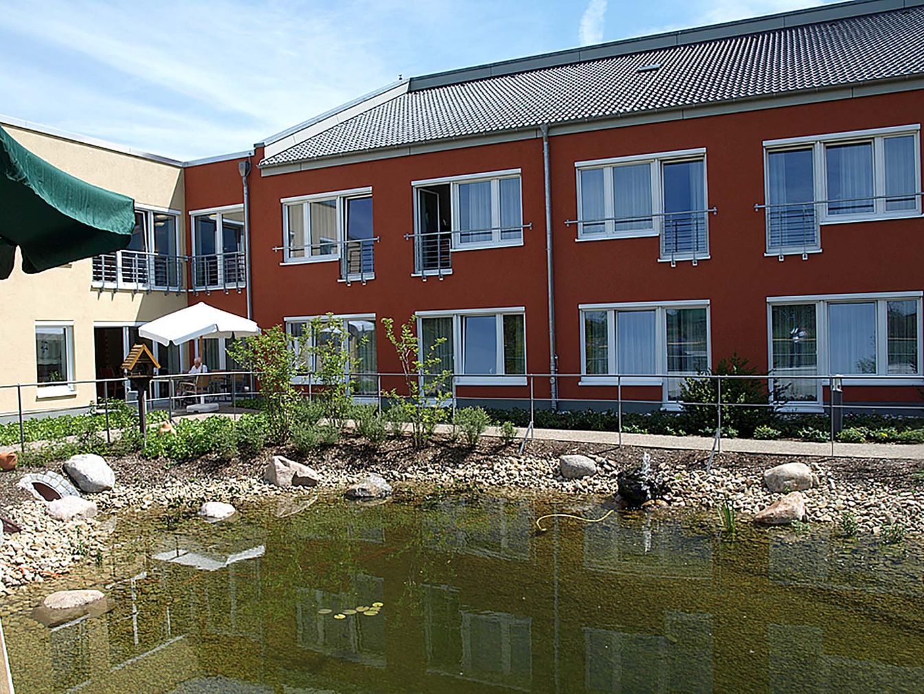 der Teich des Malteserstift St. Benedikt in Ascheberg 