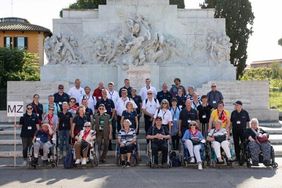 Die Pilgergruppe aus der Diözese Mainz in Rom. Foto: Malteser