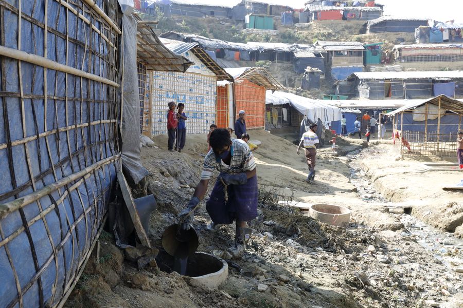 Refugee camp in Bangladesh