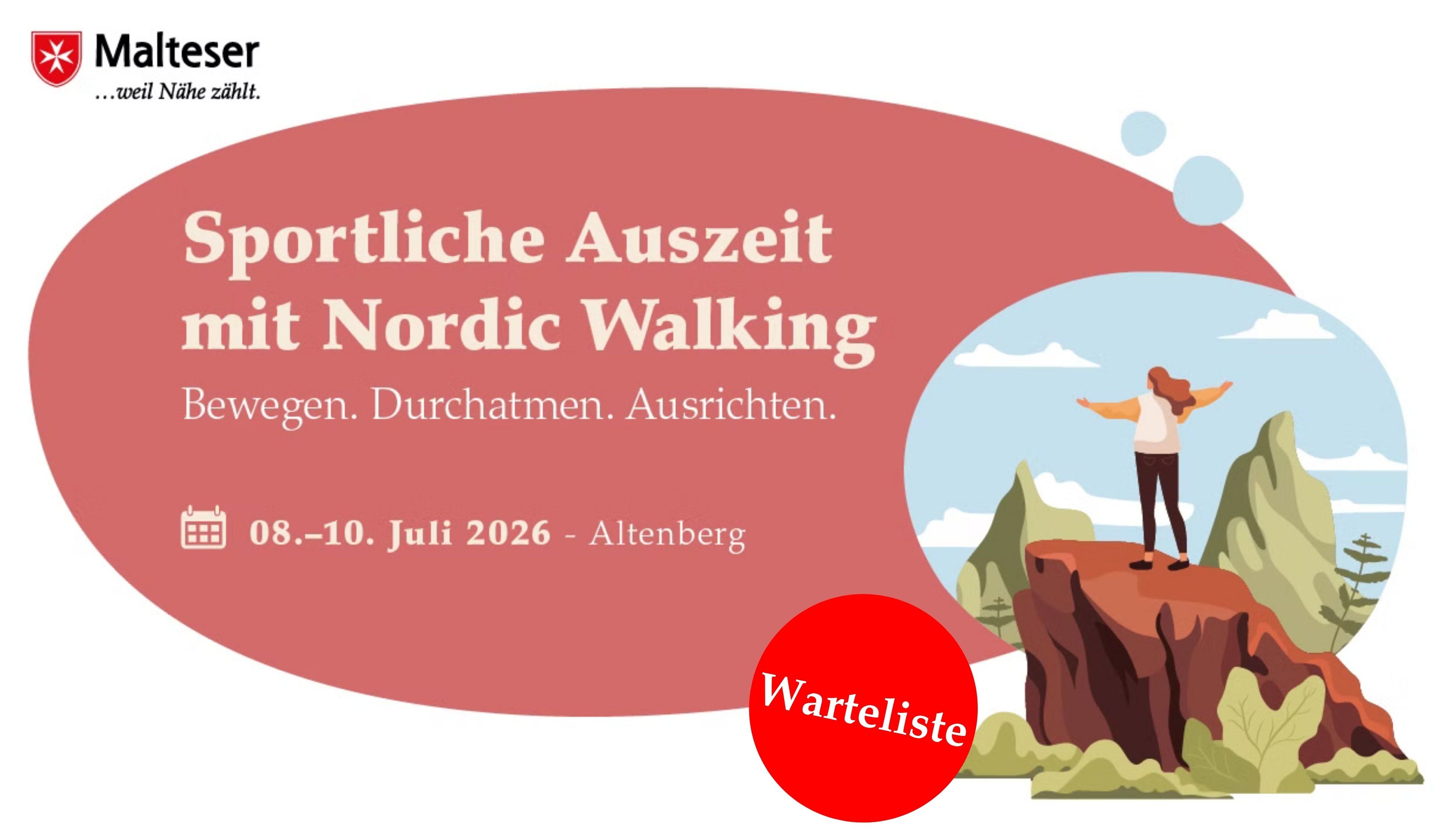 Sportliche Auszeit mit Nordic Walking im Juli in Altenberg