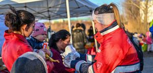 Ukrainische Malteser versorgen Geflüchtete