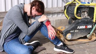 Realistische Unfalldarstellung