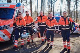 5 Rettungskräfte und 2 Rettungsfahrzeuge (Foto: Malteser)