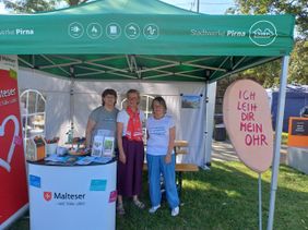 Informationsstand zum Elbkirchentag