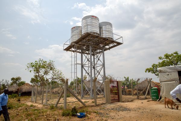Wassertanks in Uganda
