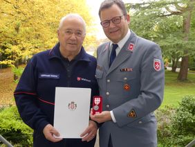 Übergabe der Ukrainemedaille