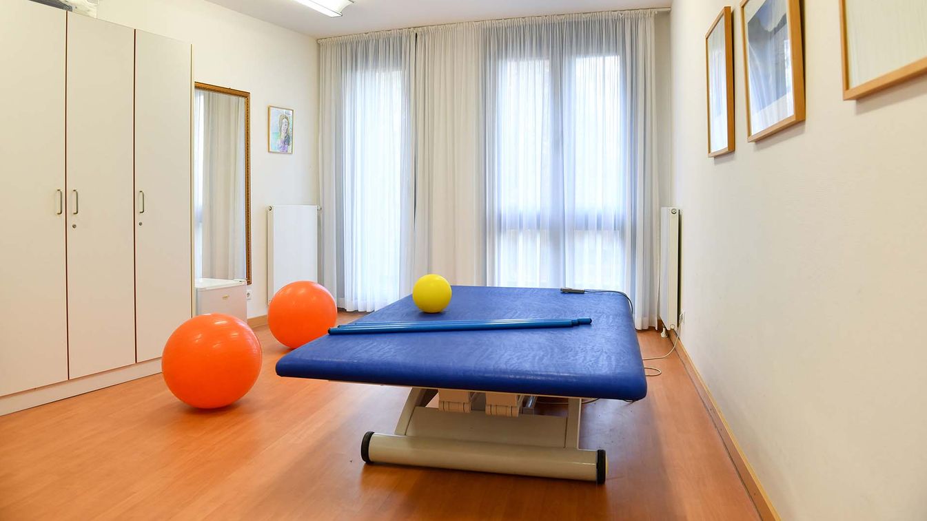 der Physioraum des Malteserstift St. Nikolaus in Duisburg 