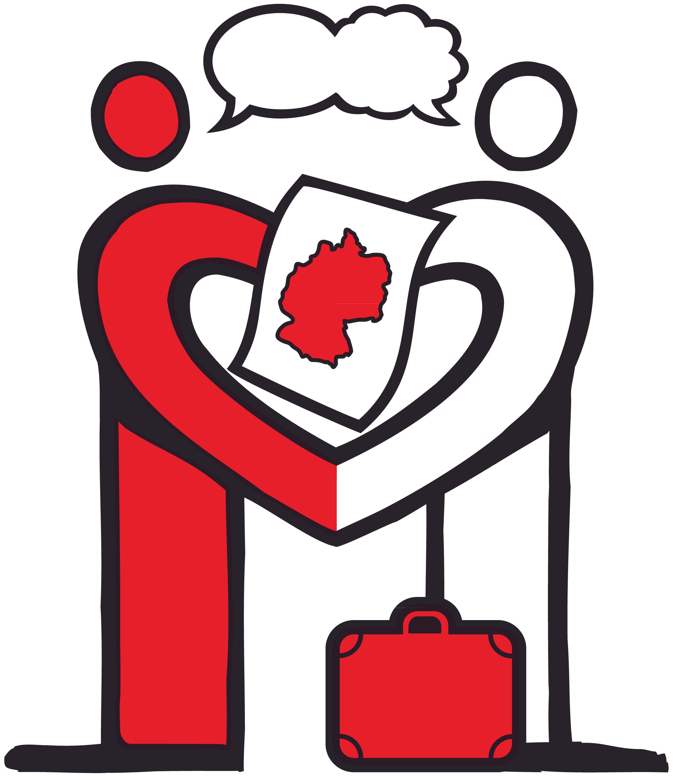 Logo des Malteser Integrationsdienstes und der Flüchtlingshilfe